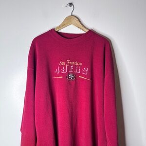 Vintage San Francisco 49ers Fleece Pullover Sweater Size 3XL Mens